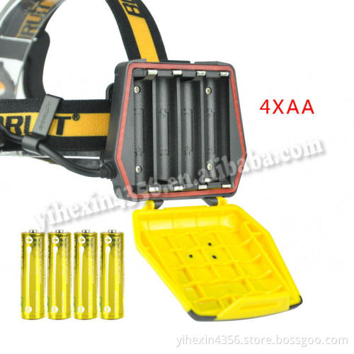 Boruit B17 High Powerful 4pcs AA battery Aluminum Alloy LED Headlamp